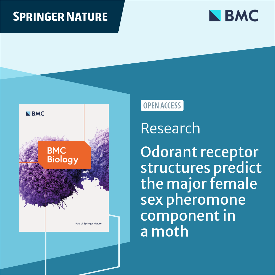 Publication: Odorant receptor structures predict the major female sex pheromone component in a moth.